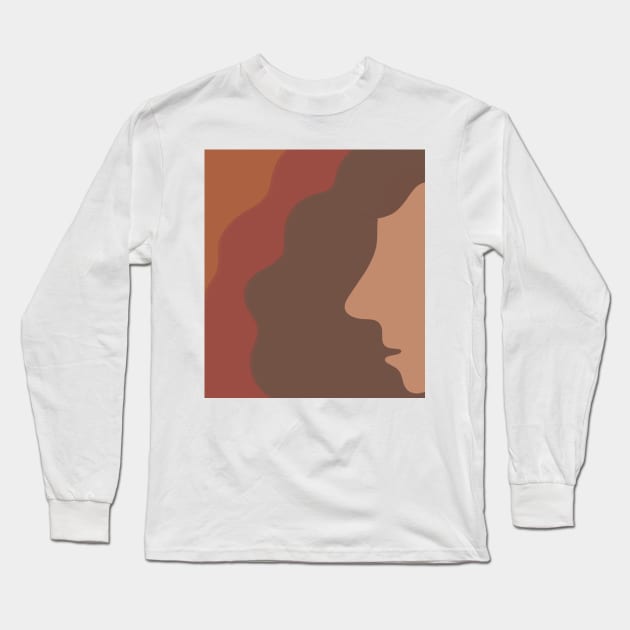 Morena Long Sleeve T-Shirt by JM ART